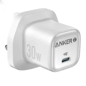 شارژر دیواری انکر 20 وات مدل Zolo GaN Compact Charger UK A2698